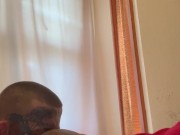 Ebony step mom getting her ass ATE by White Step Son While his dad is in the next room 11/16