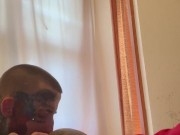 Ebony step mom getting her ass ATE by White Step Son While his dad is in the next room 5/16