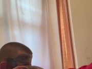 Ebony step mom getting her ass ATE by White Step Son While his dad is in the next room 6/16