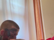 Ebony step mom getting her ass ATE by White Step Son While his dad is in the next room 7/16