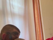 Ebony step mom getting her ass ATE by White Step Son While his dad is in the next room 8/16