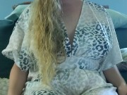 Beach dress nude under ride tease 1/16