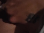 Blonde Big Tits MILF Touches Her Pussy In The Car While Husband Watches 12/16