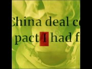 POV Blonde devoured all that cock then rubs & tickles with toes 1/16