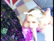 POV Blonde devoured all that cock then rubs & tickles with toes 4/16