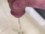 Morning pissing in the sink POV 3/16