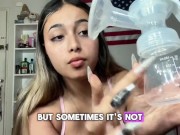 Big boob college girl breastfeeding tutorial 2/16