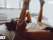 WINDOW CLEANERS CAUGHT SEX AT HOME APARTMENT EBONY COUPLE REAL REALITY 14/16