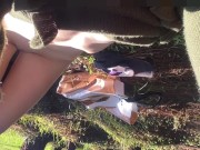 Masturbating On The Farm While The Cows Watch, Redhead Gets Off Outdoors 16/16