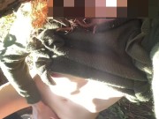 Masturbating On The Farm While The Cows Watch, Redhead Gets Off Outdoors 6/16