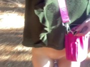 Forest Walk & Masturbation Compilation: Redhead Touches Herself Among The Pines 10/16