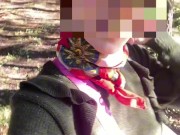 Forest Walk & Masturbation Compilation: Redhead Touches Herself Among The Pines 9/16