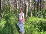 Milf undressed in the forest and showed everything 2/16