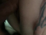 Fucking big ass, wet tight pussy grips dick hard.