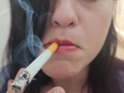 POV Smoking Hot Neighbor Starts Masturbating in Front of Me 5/16