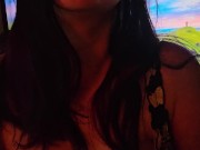 Hot Brunette Secretary Working Overtime for Boss 3/16