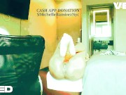 BEHIND THE SCENES before the Hotel Stripper Party ebony gets ready for the orgy 11/16