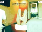 BEHIND THE SCENES before the Hotel Stripper Party ebony gets ready for the orgy 5/16