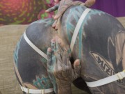 Tatted babe takes it all up the ass balls deep, no pussy 10/16