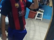 FUTBOLISTA DE MÉXICO CON ENORMES BULTOS DE SU VERGA EN SHORTS 🩳 FÚTBOL ⚽🏃🏻 Y HABLANDO RICO 😋 15/16