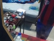 FUTBOLISTA DE MÉXICO CON ENORMES BULTOS DE SU VERGA EN SHORTS 🩳 FÚTBOL ⚽🏃🏻 Y HABLANDO RICO 😋 3/16