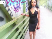 BIKER FEMALE BLOWJOB PUBLIC COSPLAY DRESS NIPPLES OUT 5/16