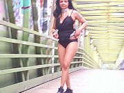 BIKER FEMALE BLOWJOB PUBLIC COSPLAY DRESS NIPPLES OUT 8/16