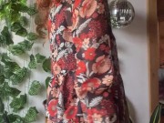 My juicy ass peeking through my tight dress in public 9/16